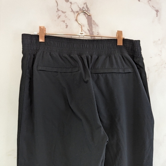 Athleta Jogger Womens 6 Small Black Lined Jersey Brooklyn Ankle Pants - Picture 6 of 13